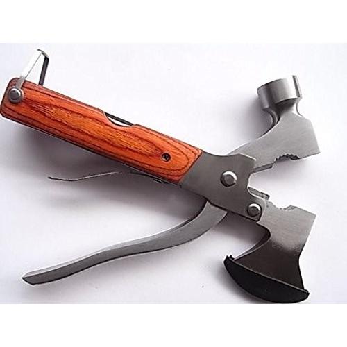 アウトドアの必需品！ 多機能工具 マルチツール ハンマー ナイフ プライヤ 多目的 工具 アウトドア用品 |  | 03