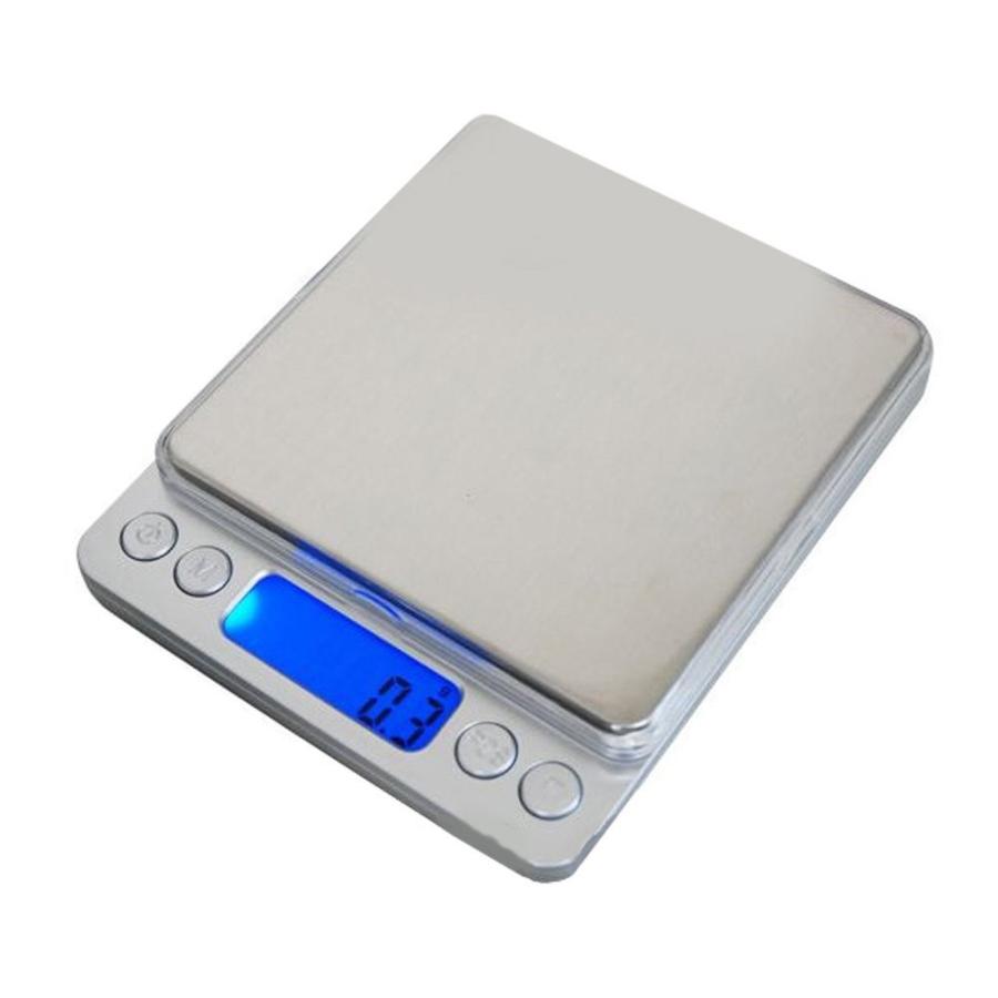 コンパクト 精密 電子 はかり デジタル スケール 0.1g〜3000g　単4電池 2本付 | 