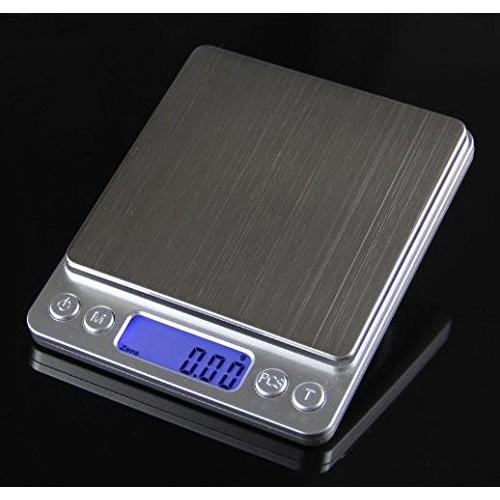 薄型 で コンパクト な 小型 卓上 はかり 重量計 3,000g まで 計量 精密 デジタルスケール 単4電池 2本付 |  | 01