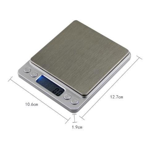 薄型 で コンパクト な 小型 卓上 はかり 重量計 3,000g まで 計量 精密 デジタルスケール 単4電池 2本付 |  | 03