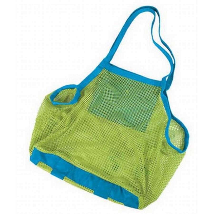 ビーチバッグ 大容量 メッシュ素材 アウトドア 水遊び ビーチ バック 特大 おもちゃ入れ 海 持ち運び 収納 ポーチ コンパクト | 