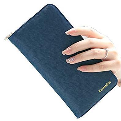 ハート モチーフ ラウンド ファスナー 大きめ バイカラー 大人 パステル カラー キュート かわいい レディース ロング ウォレット 長財布 | 