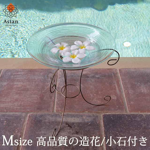 花器 ガラス 水盤 おしゃれ 睡蓮鉢 花瓶 ボウル バリ雑貨 アジアン雑貨 インテリア Trail M セット Gr 02 Asian Interior Store 通販 Yahoo ショッピング