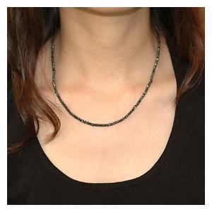 ブラックダイヤモンド ネックレス K18WG・ブラックダイヤモンド ブラックダイヤモンド ネックレス K18WG・ブラックダイヤモンド