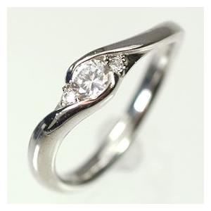 【婚約指輪特集】プラチナ・ダイヤモンド0.2ct（H・SI・GOOD・鑑定書付）　エンゲージリング（婚約指輪）