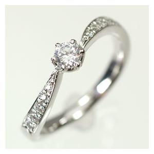 【婚約指輪特集】プラチナ・ダイヤモンド0.2ct（H・SI・GOOD・鑑定書付）　エンゲージリング（婚約指輪）