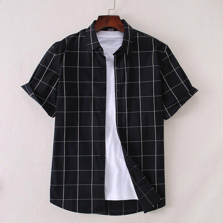ファッション フローラル シャツ メンズ 半袖 通気 コットン チェック柄 柄物 チェックシャツ スリム カジュアル ストリート 羽織り トップス 夏 Htvby3ux8g Www Boulevardrestaurants Com