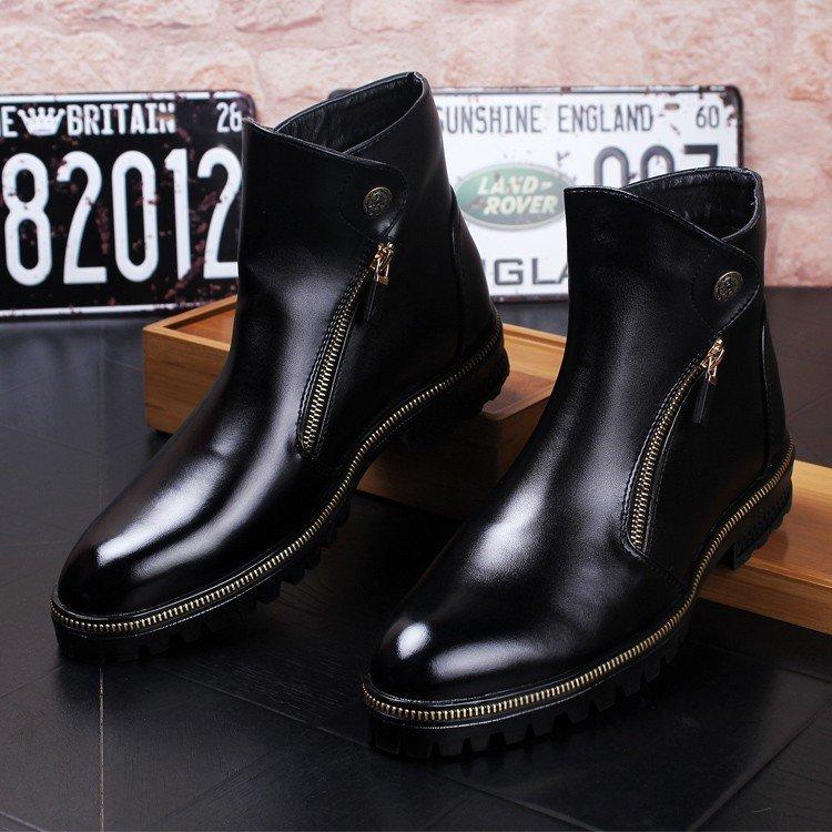 ショットブーツ メンズ シークレット 中綿 イギリス風 サイドジップ 新作 ノーズ 紳士靴 シューズ 靴 牛革 人気物 秋冬ファッション Ddwsemqofm シューズ Www Elghoniemy Com