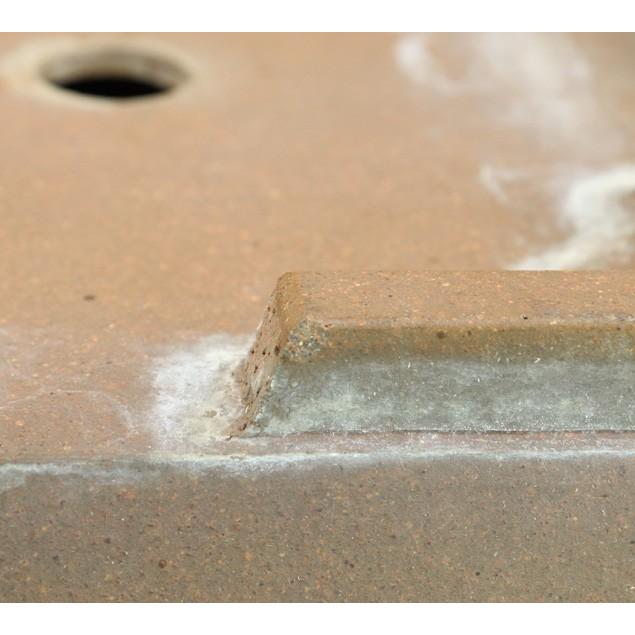 ⭐️完成品⭐️ 送料無料【盆栽鉢】 時代鉢 瓢箪印 小松泉作 紫泥外縁長方鉢（大型サイズ / 足裏ホツ有）いよじ園 【4022223706】(20700円)