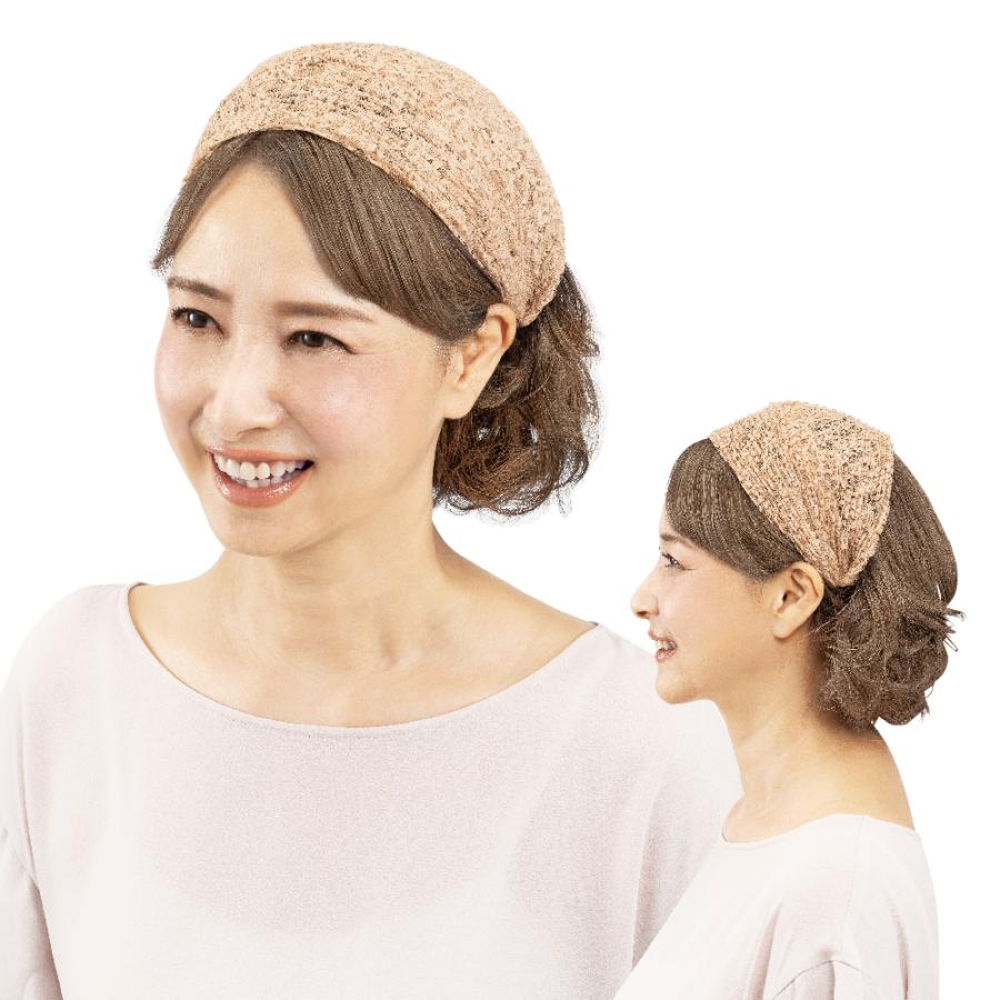 カチューシャ ヘアアレンジ 40代 50代 60代 ヘアバンド カチュウシャ