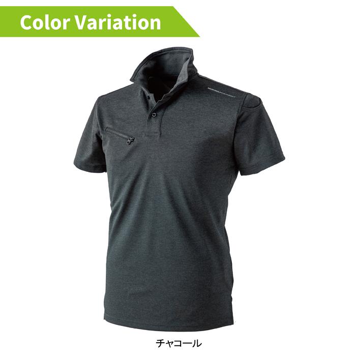 イーブンリバー EVENRIVER 作業服 インナー NX416 ドライシールポロシャツ（半袖） S-4L  春夏秋冬 作業着 おしゃれ | EVENRIVER | 08