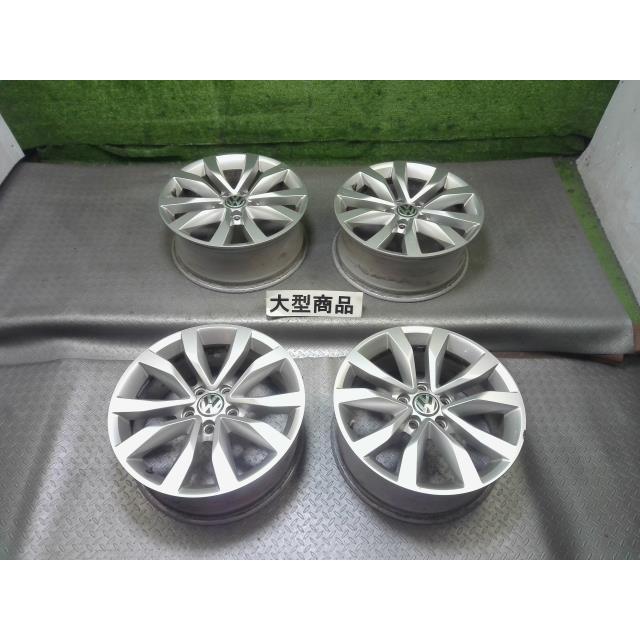 中古 ワーゲン ビートル 16CBZ 純正アルミホイール4本セット 17インチ 