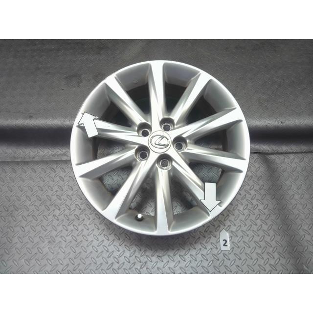 レクサス（LEXUS） 中古レクサス純正アルミホイール 16インチ 6J +45 