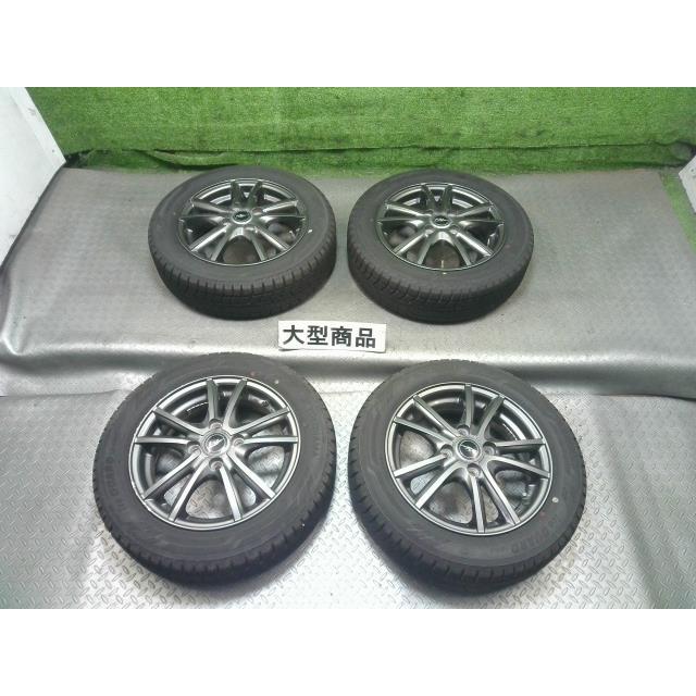 ワゴンR 中古タイヤホイール4本セット 軽用 ワゴンR等 社外アルミ 