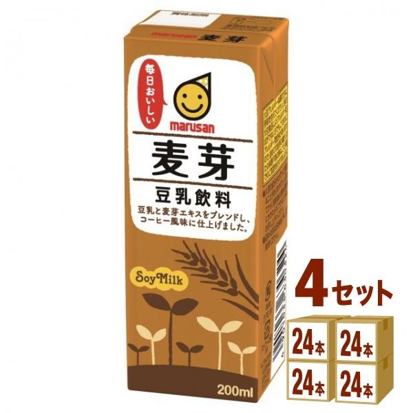 マルサン 豆乳飲料 麦芽 200ml×96本｜izmic-ec