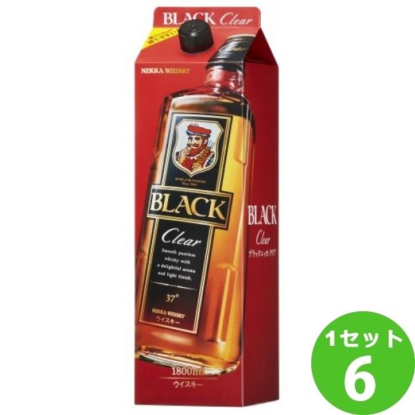 ウイスキーブラックニッカクリア 1800ml 1.8Lパック(6本入) whisky｜izmic-ec