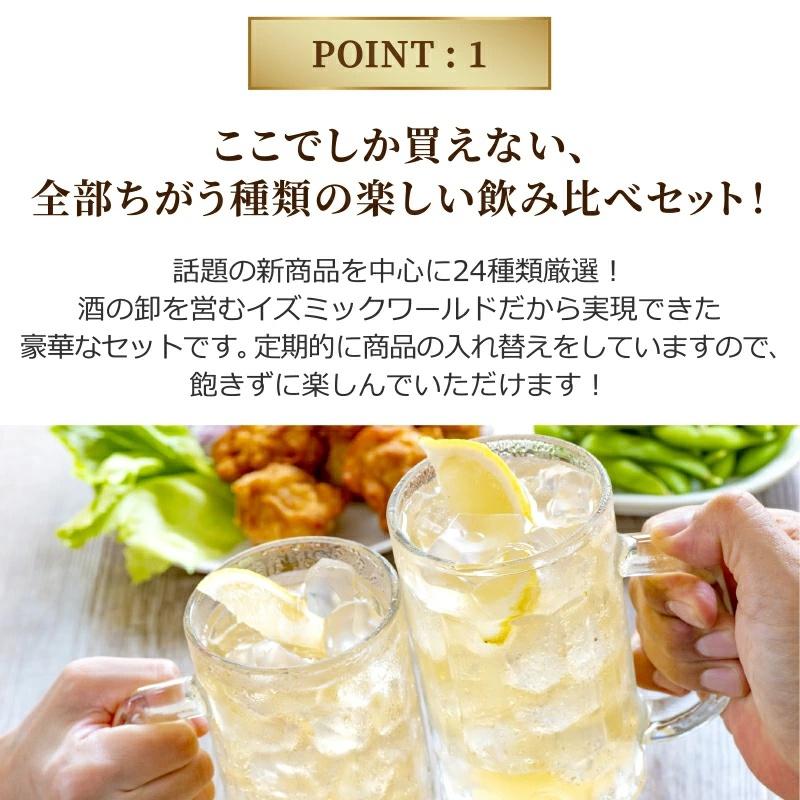 レモンチューハイ 新商品 飲み比べアソートセット セット350ml×24本×1