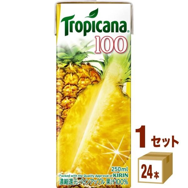 トロピカーナ 100％ パインアップル 250ml (24本)｜izmic-ec