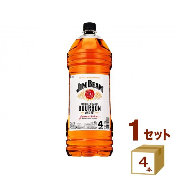 ジムビーム ウイスキー サントリー 4L×4本 whisky : イズミック