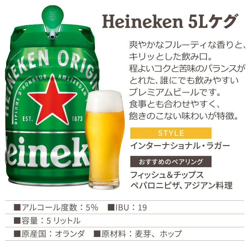Heineken ハイネケン ケグ缶 ビール オランダ 樽ビール 大容量