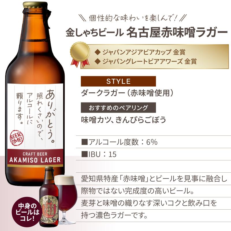 訳あり 賞味期限2026年2月 クラフトビール 金しゃちありがとうラベル 4