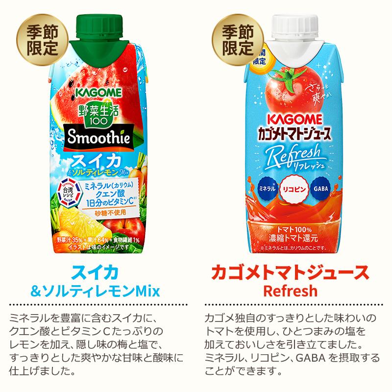 カゴメ 野菜ジュース ポイント6倍 選べる3ケース（36本）野菜生活100