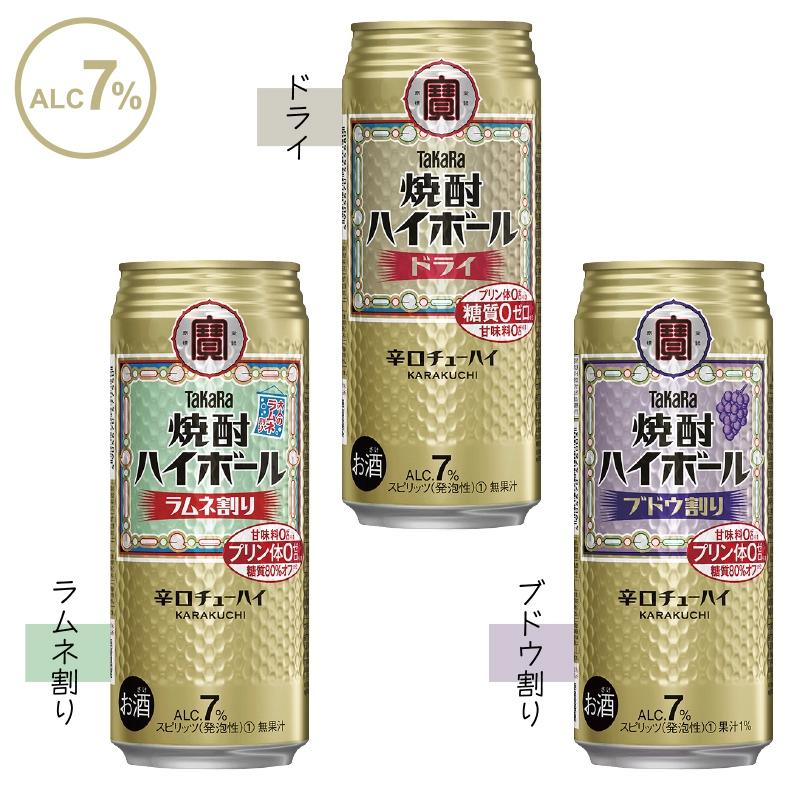 宝酒造 チューハイ タカラ 焼酎ハイボール 選べるセット 500ml 2ケース