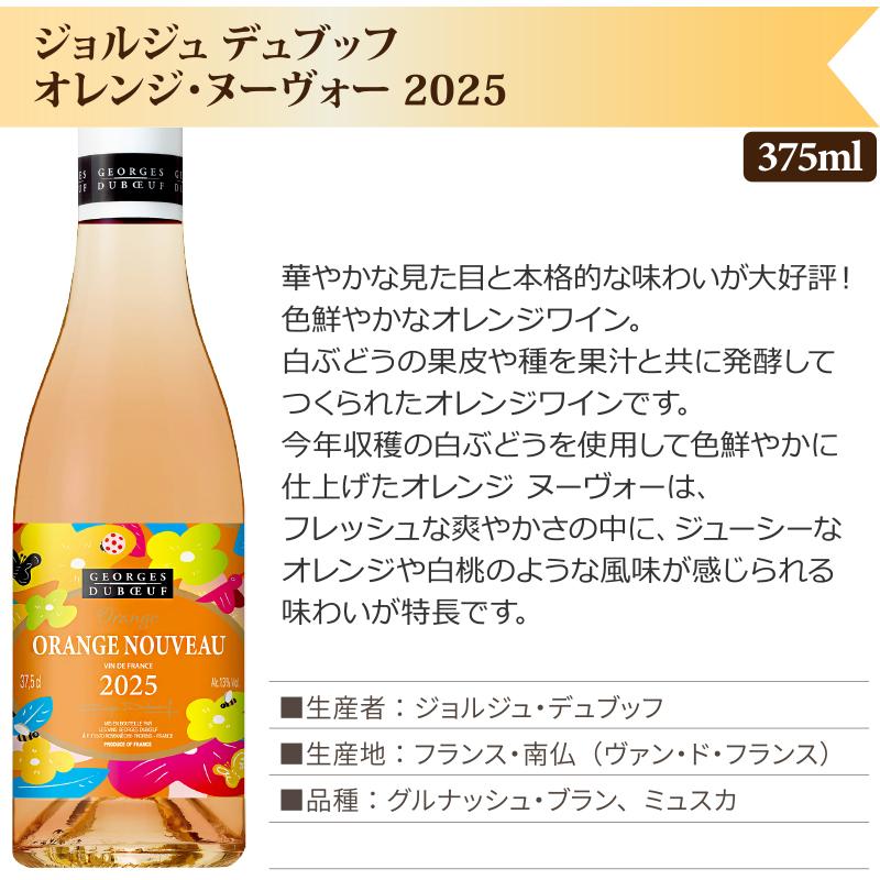 ボジョレー ヌーボー 2025年11月20日解禁 ハーフボトル 375ml 厳選飲み