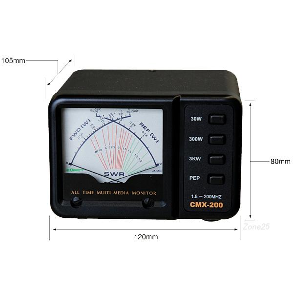 CMX-200　コメット　1.8〜200MHz帯　SWRパワーメーター　CMX200