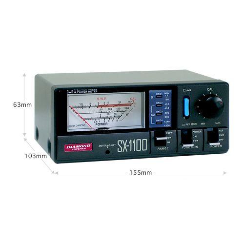 SX1100 第一電波工業（ダイヤモンド） 1.8〜1300MHz 2センサー内蔵 