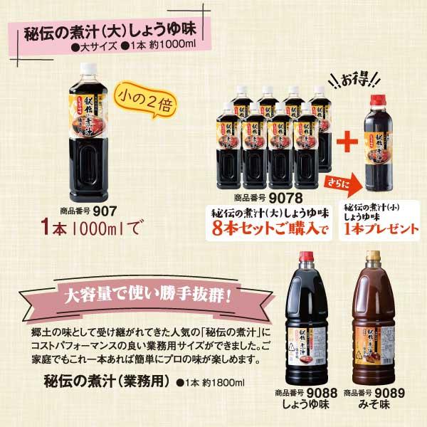 秘伝の煮汁(小)しょうゆ味 500ml×５本セット 化粧箱付 送料無料！期間限定村上祥子さんレシピ冊子プレゼント ギフト 調味料 テレビでも紹介 |  | 10