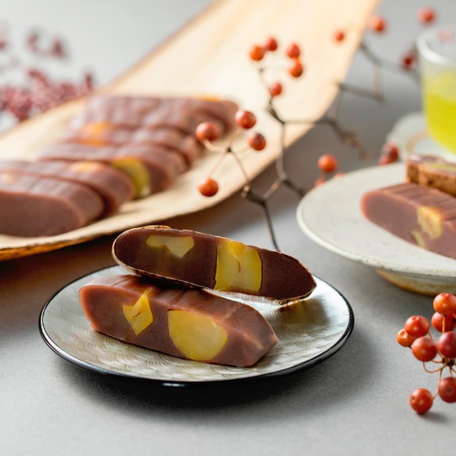 ゆゆゆ◆利平栗蒸し羊羹2本 大-2本入】いでゆむし極上栗蒸羊羹 : 羊羹と饅頭の伊豆柏屋