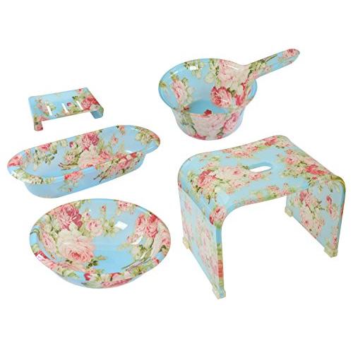 ロイヤルアーデン バスチェア お風呂用椅子 ローズブルー ロイヤルアーデン バスチェア お風呂用椅子 ローズブルー バス