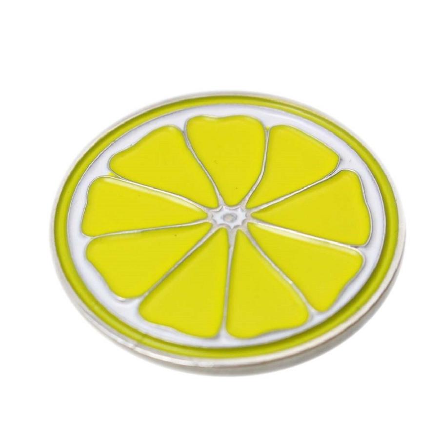 ゴルフボールマーカー レモン 檸檬 Lemon ゴルフボール型ハットクリップ付 Bm C Lemon Izumi Golf イズミゴルフ 通販 Yahoo ショッピング