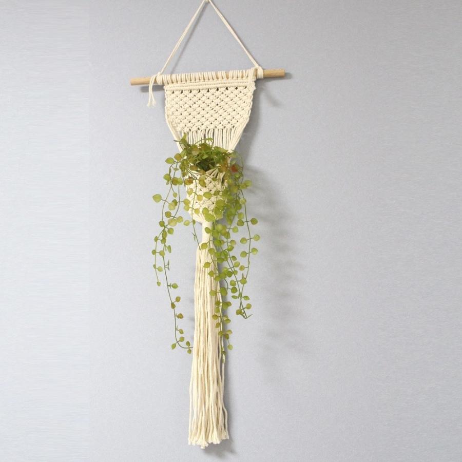 マクラメタペストリー 壁掛け ウォールデコレーション インテリア ポケット |  | 01