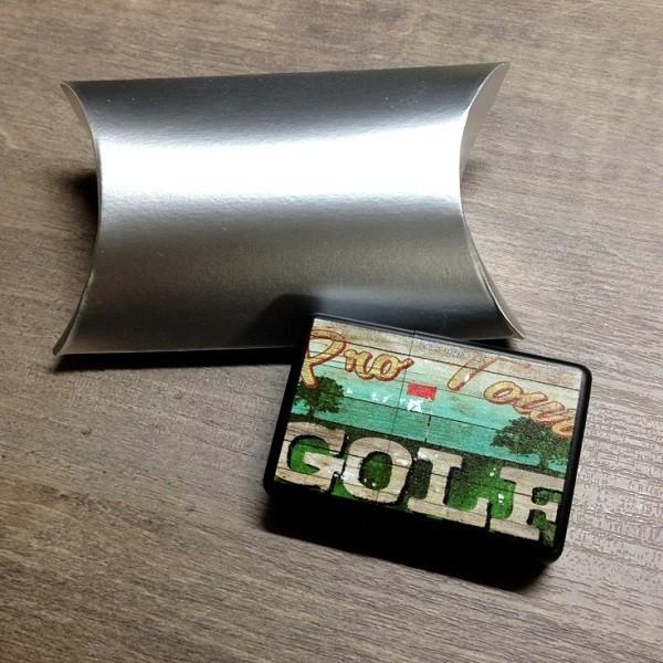 ライター オイルライター 喫煙具 ゴルフ柄 Golf lighter 全6種類 ギフト 艶消しマットブラック |  | 08