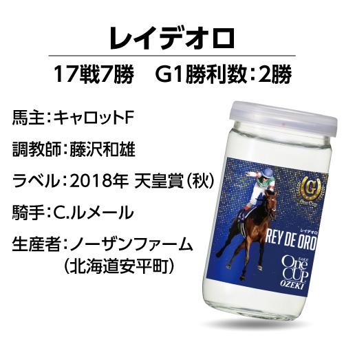 (18.19日+P6%) 大関 上撰 ワンカップ G-OneCup 豪脚編 送料無料 G1 日本酒 清酒 競馬 180ml×30本 Ｇ1 レース 数量限定 名馬ラベル 長S｜izumise｜05