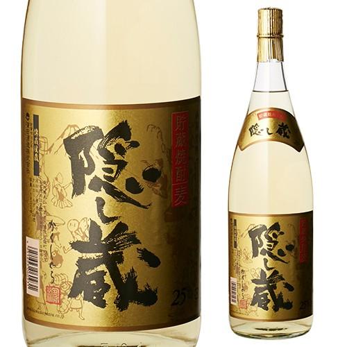 本格焼酎 隠し蔵 熟成貯蔵 麦焼酎 25度 1.8L 鹿児島県 濱田酒造 1800ml 一升瓶 乙類 長S｜izumise