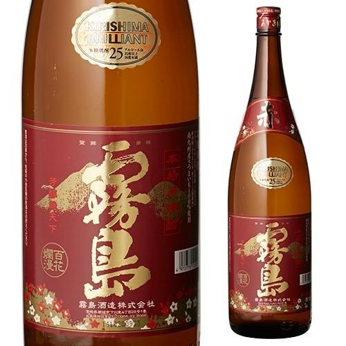 赤霧島 本格芋焼酎 25度 1.8L 芋焼酎 1800ml 長S : 日本のSAKE 和泉清