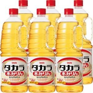 宝 みりん カジュアルボトル 1800ml×6本 ケース 送料無料 タカラ ミリン 本みりん 味醂 1.8Ｌ みりん カジュアル 長S（Yahoo!・日本のSAKE 和泉清Yahoo!店）