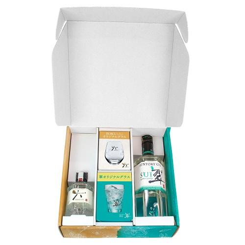 EC限定 サントリー 翠 700ml & ROKU <六> 200ml ロゴ入 グラス EC限定 サントリー 翠 700ml & ROKU <六> 200ml ロゴ入 グラス