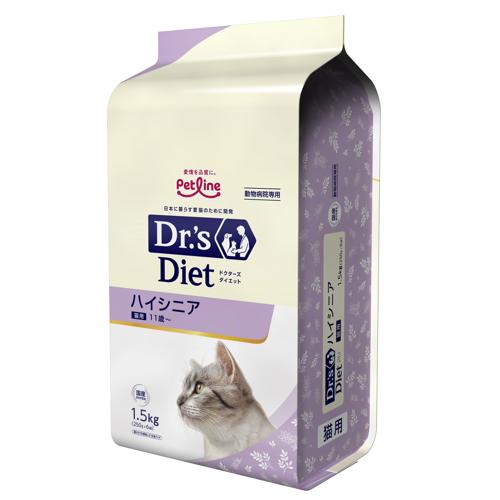 ペットライン ドクターズダイエット 猫用 ハイシニア 1.5kg ペットライン ドクターズダイエット 猫用 ハイシニア 1.5kg