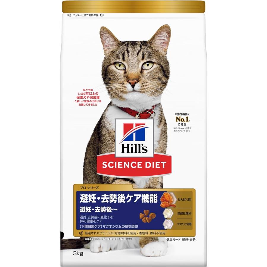 ヒルズ サイエンスダイエット プロ キャットフード 避妊・去勢 後ケア