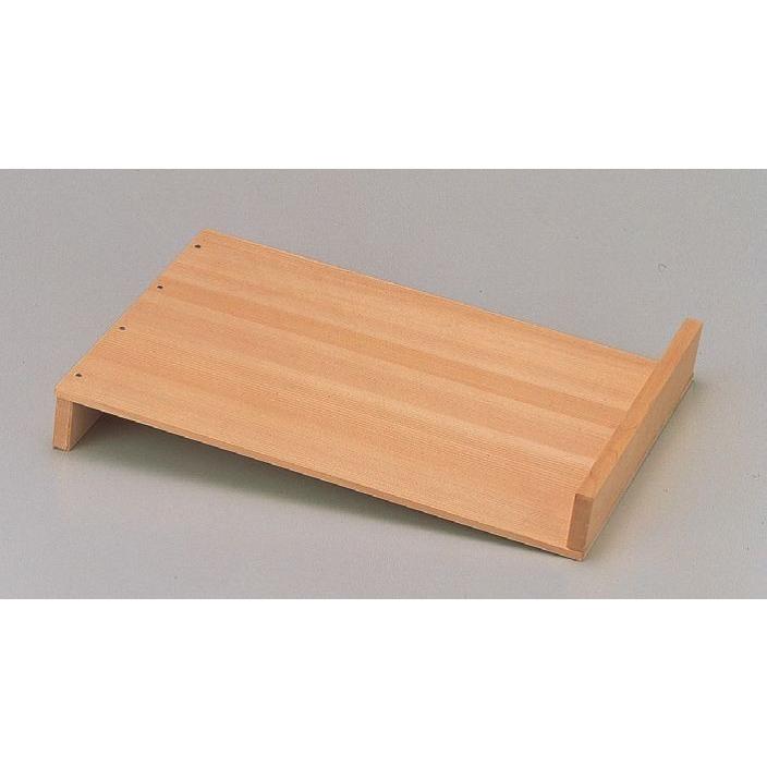 取り寄せ商品 業務用漆器　木製品　木製造り板S型 （小）    42×21×5.5cm