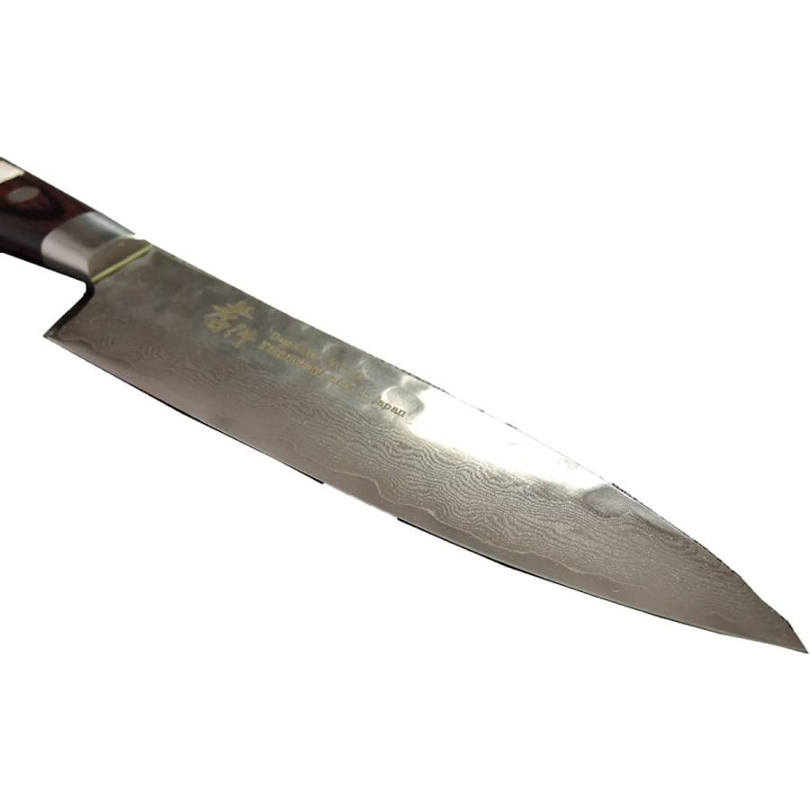 堺孝行 槌目ダマスカス VG10割込み 33層 ペティ120mm 07389 包丁