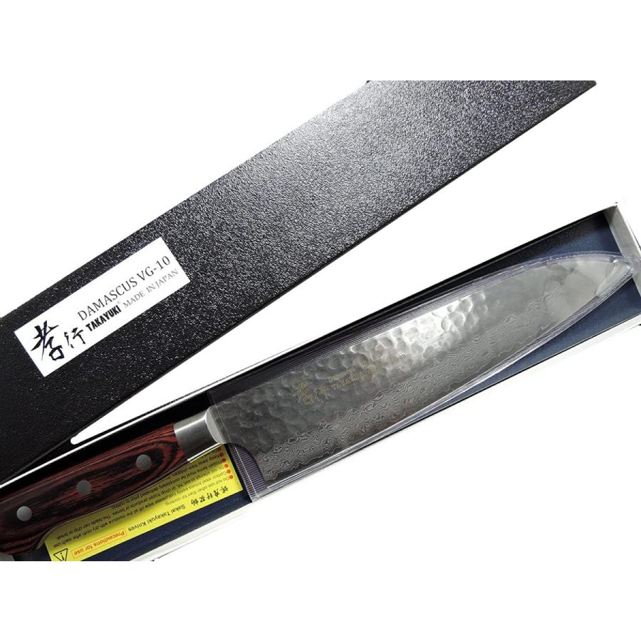 堺孝行 槌目ダマスカス VG10割込み 33層 牛刀210mm 07395 包丁 牛刀