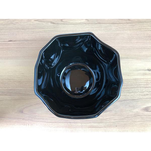 黒釉 鉢 どんぶり 麺鉢 和食器 深皿 黒釉深口麺鉢 アウトレット訳あり品 : キッチンプロ和泉屋 - 通販