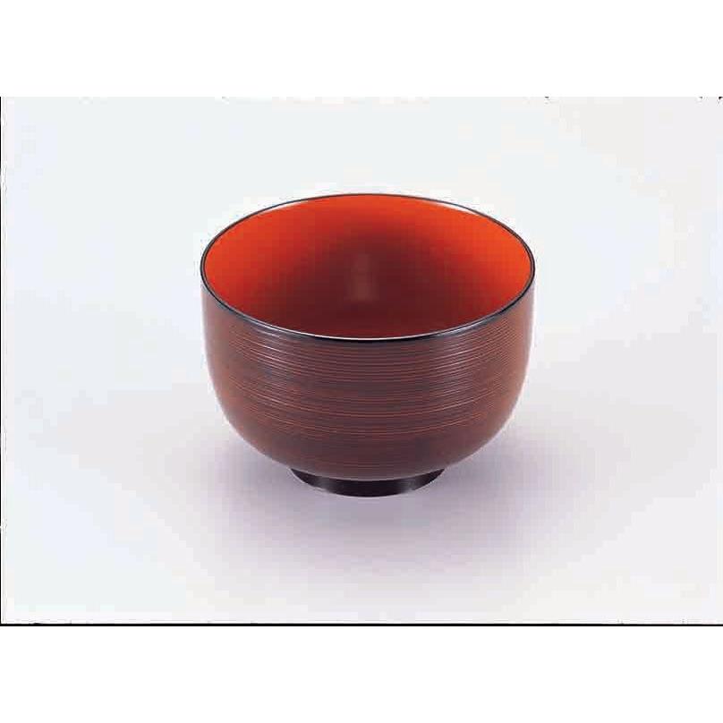 取り寄せ商品】 業務用漆器 姫汁椀 溜刷毛目内朱 10.5φ×7cm 390cc 【在庫有】 取り寄せ商品】 業務用漆器 姫汁椀 溜刷毛目内朱 10.5φ×7cm 390cc 【在庫有】