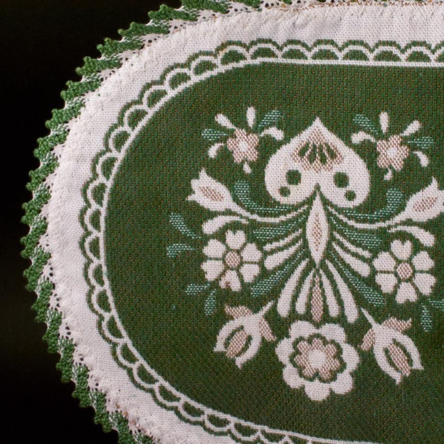 オーストリア ハラー（HALLER TEXTILWERKE） 花柄 チロル織り テーブル