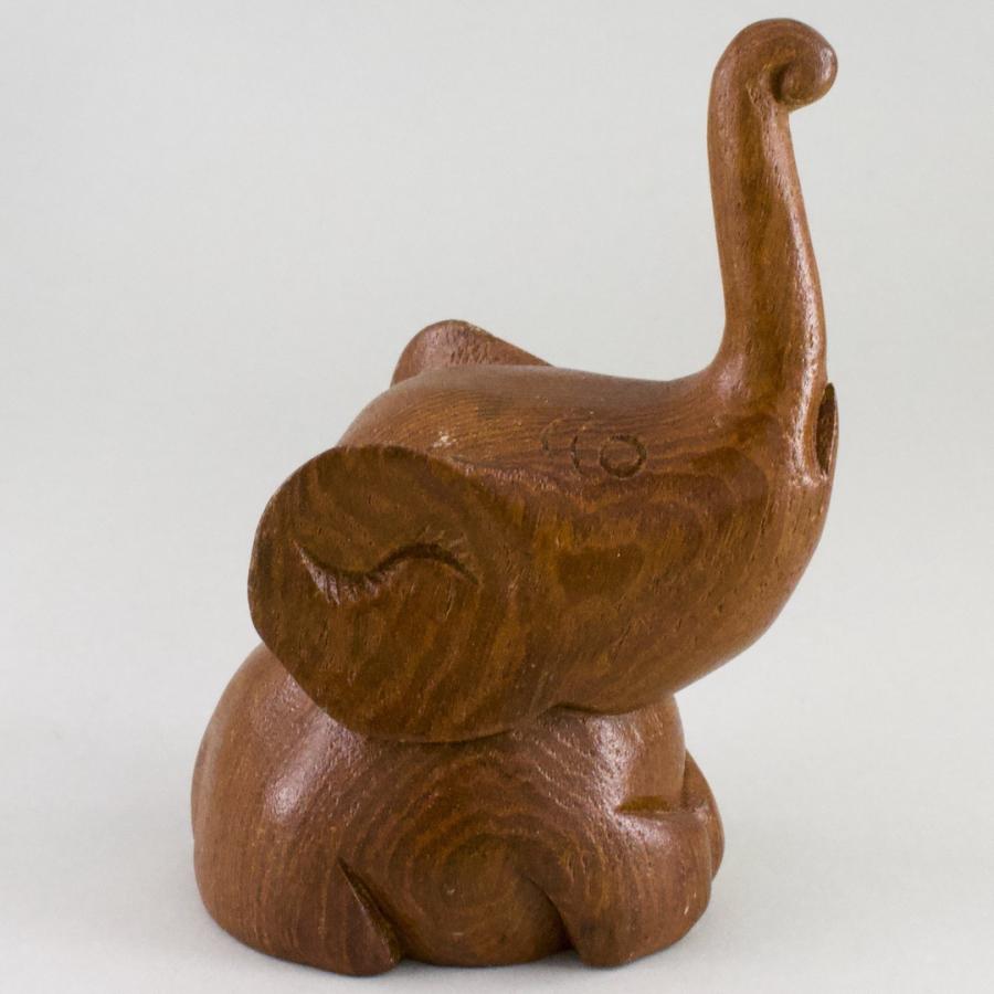 タイ チーク材 置物